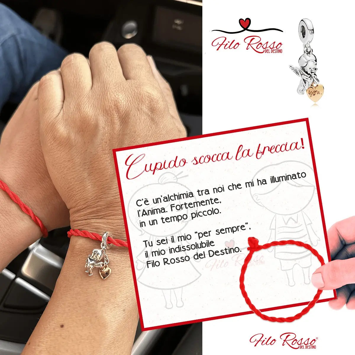 Charm Cupido Argento S925 - Simbolo d'Amore e Connessione per Filo Rosso | gioielliperfetti.it product_type km5m85-r3.myshopify.com