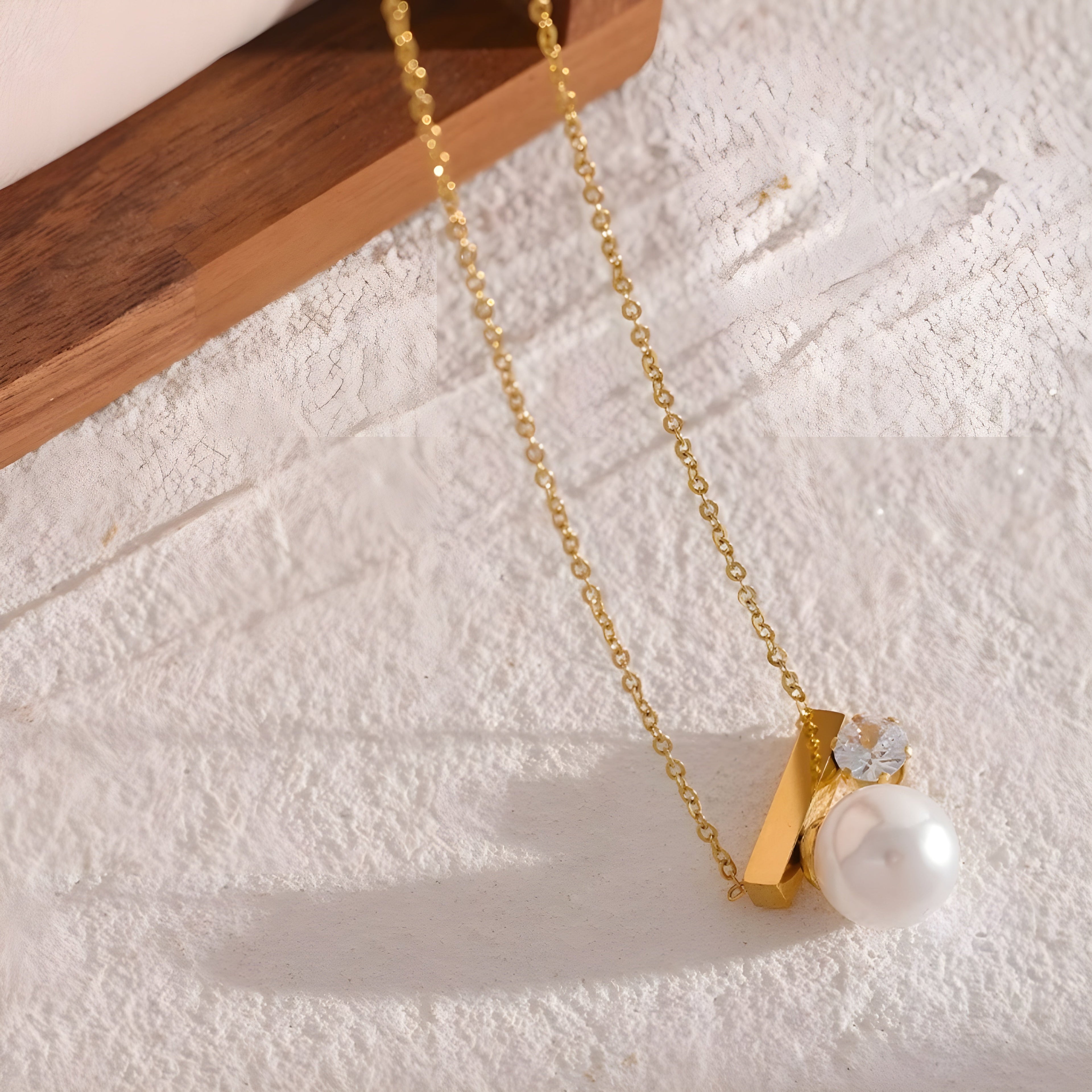 Collana Acciaio Placcato Oro PVD "MARILENA" Necklaces km5m85-r3.myshopify.com