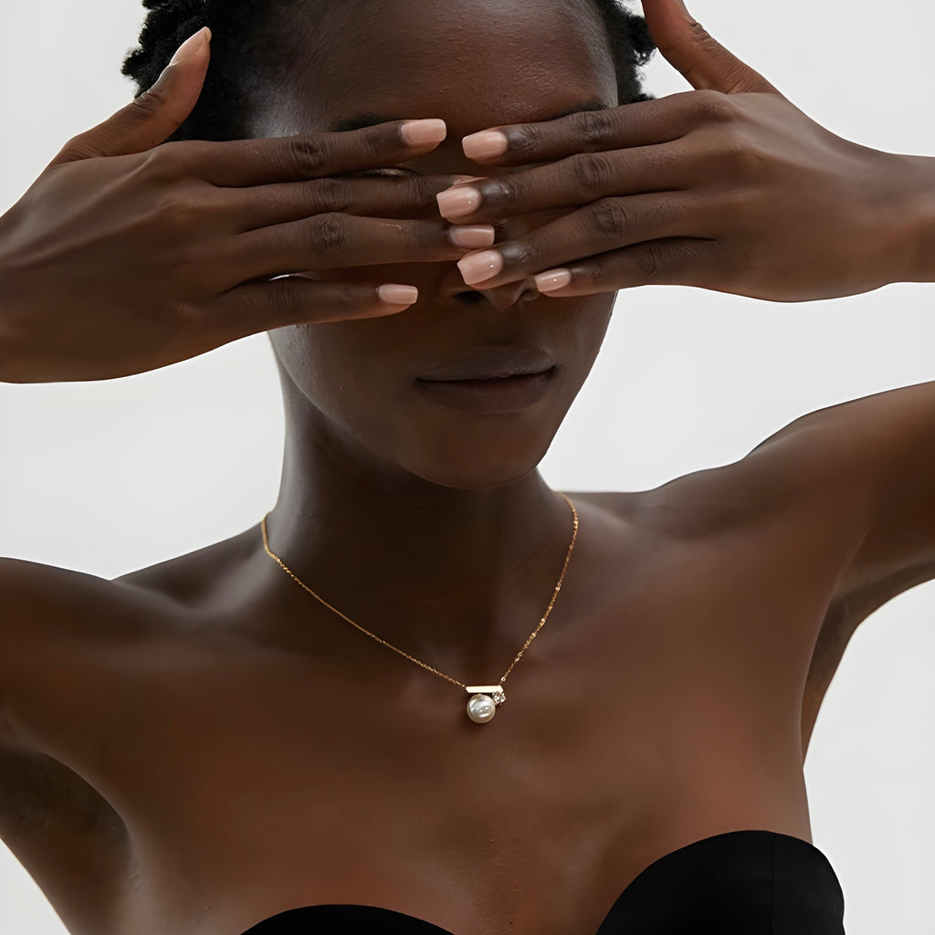 Collana Acciaio Placcato Oro PVD "MARILENA" Necklaces km5m85-r3.myshopify.com