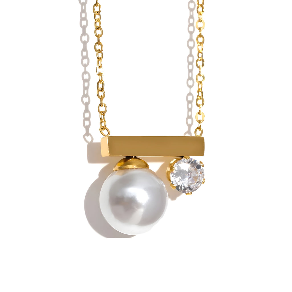 Collana Acciaio Placcato Oro PVD "MARILENA" Necklaces km5m85-r3.myshopify.com