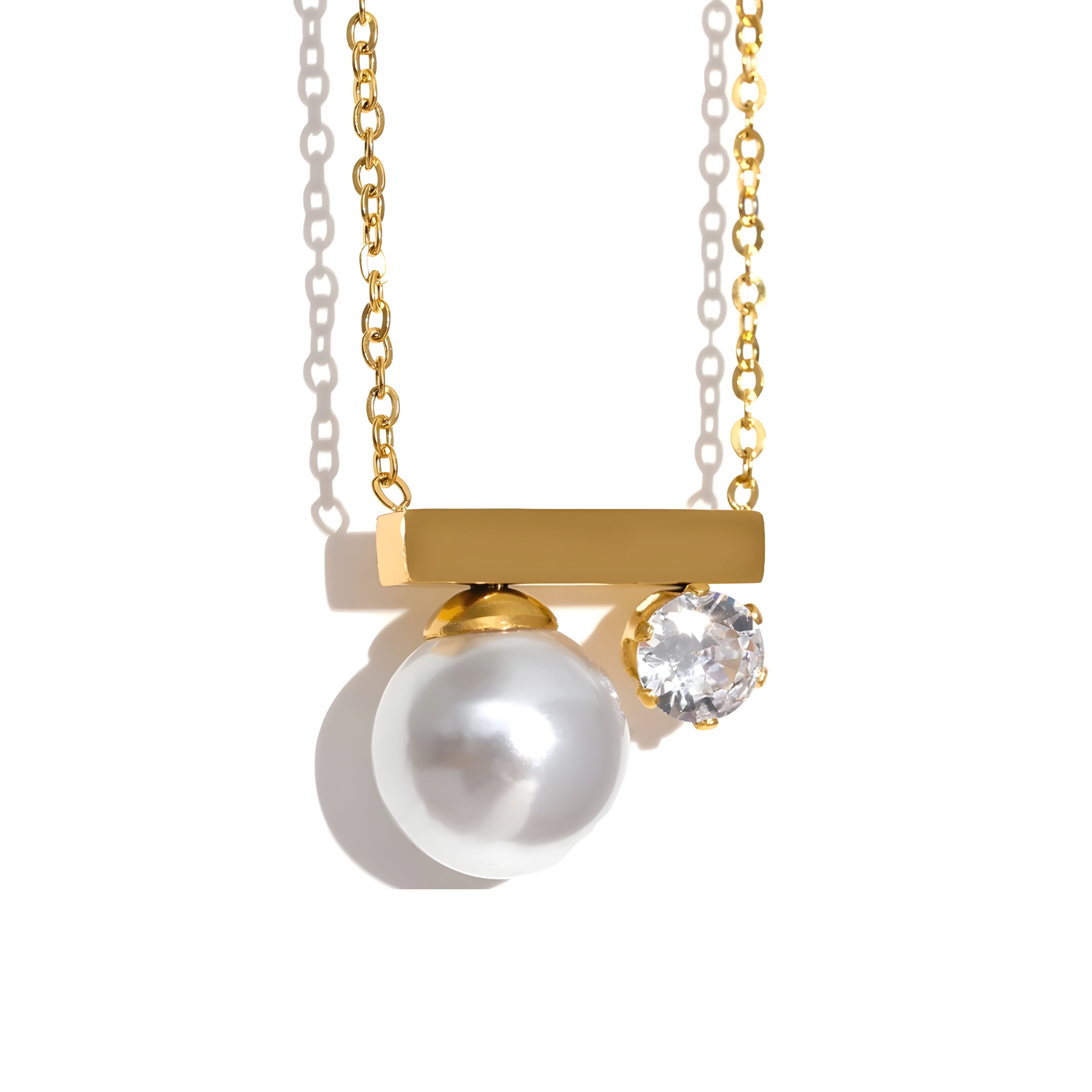 Collana Acciaio Placcato Oro PVD "MARILENA" Necklaces km5m85-r3.myshopify.com