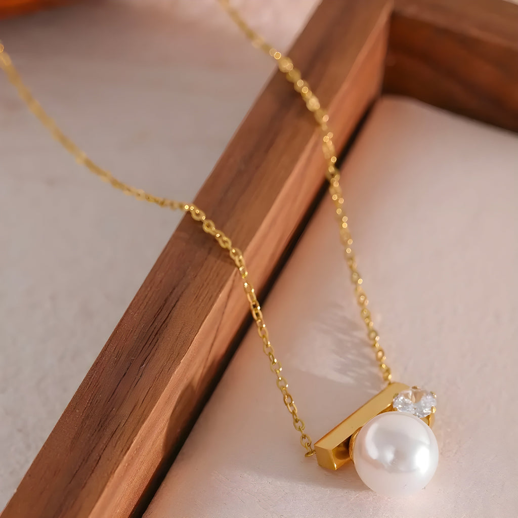 Collana Acciaio Placcato Oro PVD "MARILENA" Necklaces km5m85-r3.myshopify.com