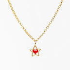 Collana Argento 925 Rodiato Cuore & Stella "No Cap Charm" - Gioiello Artigianale Italiano | gioielliperfetti.it Collana km5m85-r3.myshopify.com