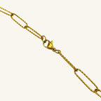 Collana Ciondolo Corno Intagliato - Catena Paperclip Oro | PARNIN Collana km5m85-r3.myshopify.com