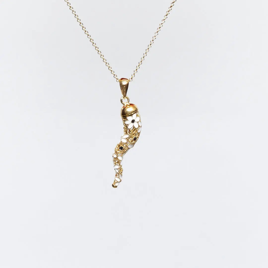 Collana Cornetto Argento 925 - Talismano di Stile Raffinato | gioielli perfetti Collana km5m85-r3.myshopify.com