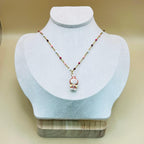 Collana Kawaii Labubu Perline Oro - Ciondolo Cartoon Smaltato PARNIN Necklaces km5m85-r3.myshopify.com