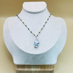 Collana Kawaii Labubu Perline Oro - Ciondolo Cartoon Smaltato PARNIN Necklaces km5m85-r3.myshopify.com