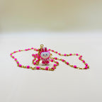 Collana Kawaii Labubu Perline Oro - Ciondolo Cartoon Smaltato PARNIN Necklaces km5m85-r3.myshopify.com