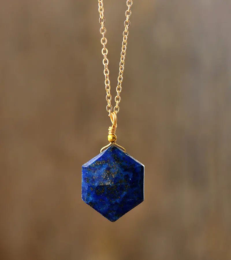 Collana Pendente Cristallo Esagonale - Armonia e Luce Naturale | Gioielli Perfetti Collana km5m85-r3.myshopify.com