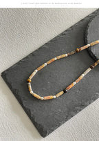 Collana Raffinata con Perle d'Acqua Dolce e Occhio di Tigre | Gioielli Perfetti Collana km5m85-r3.myshopify.com