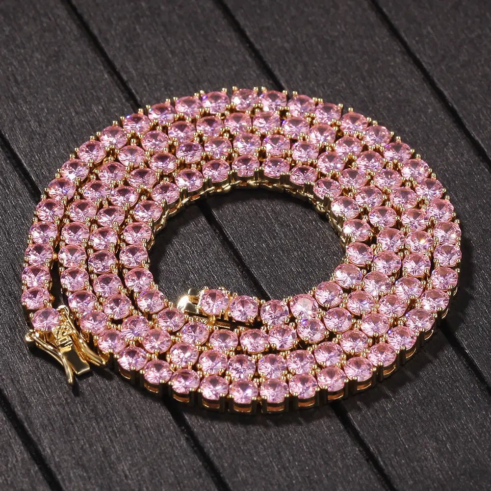 Collana Tennis Zirconi Scintillanti Oro Rosa 3 Micron - Eleganza Senza Tempo | Gioielli Perfetti Collana km5m85-r3.myshopify.com