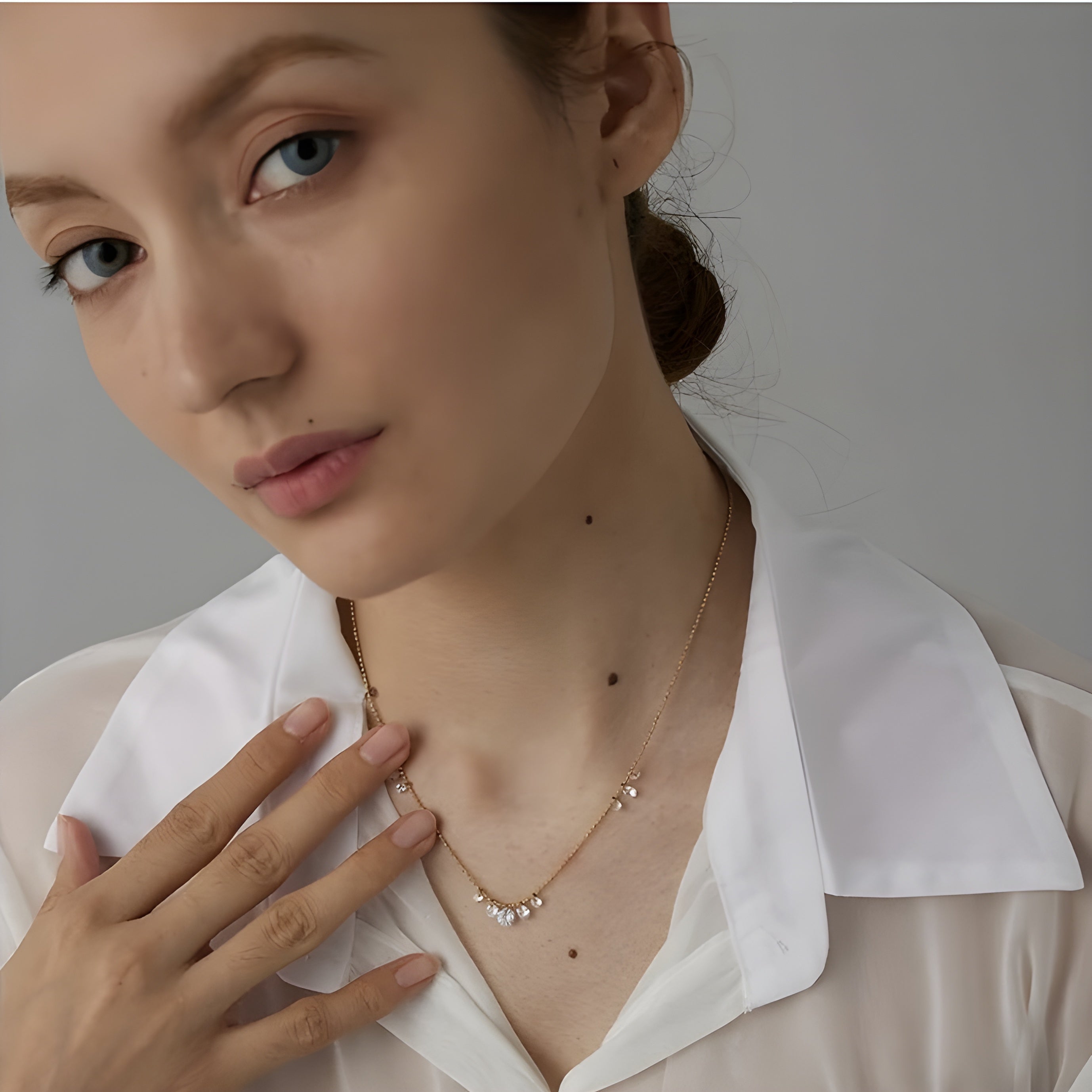 Collana acciaio placcato oro PVD 18k "LARISSA" Necklaces km5m85-r3.myshopify.com