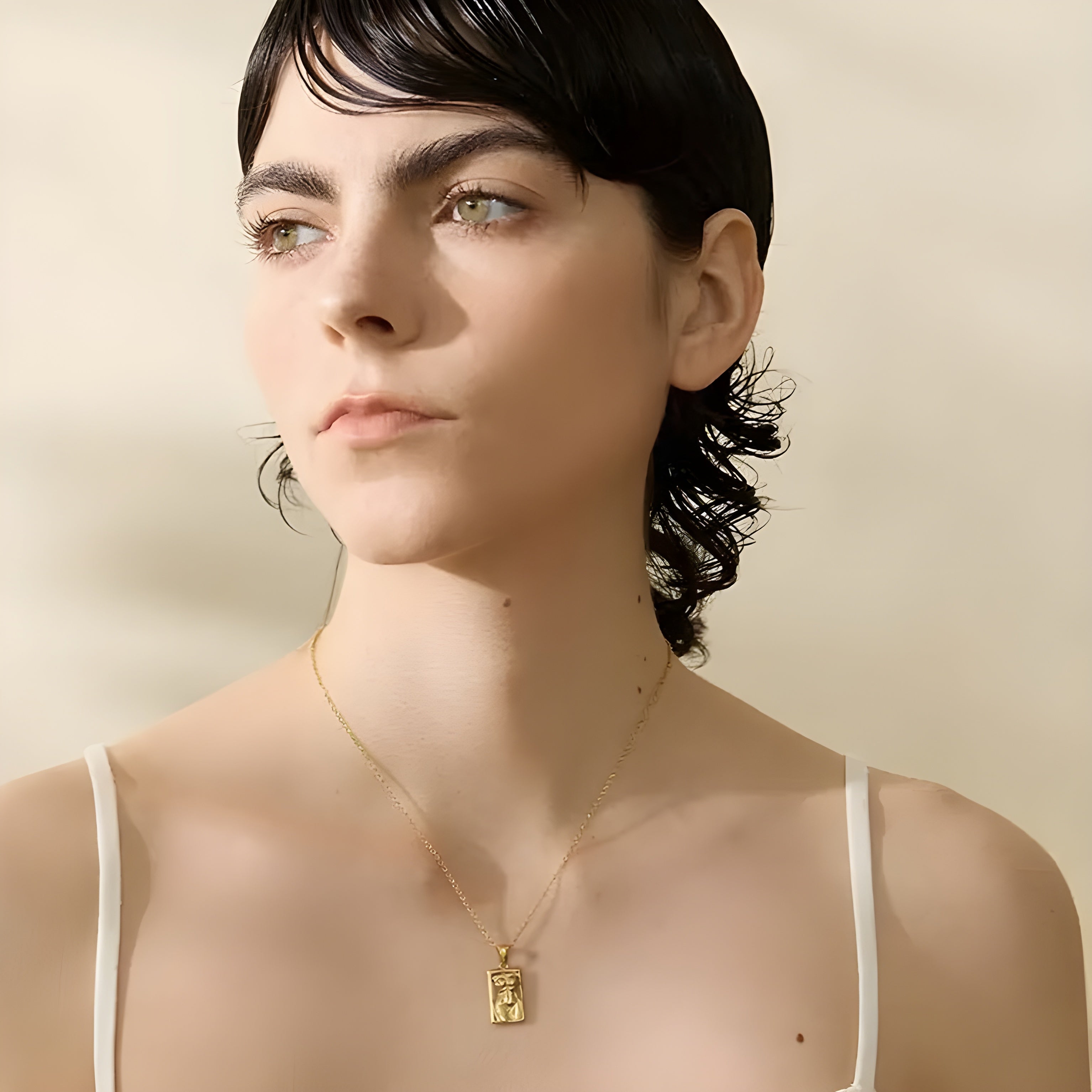 Collana acciaio placcato oro PVD 18k "ROMANESQUE" Necklaces km5m85-r3.myshopify.com