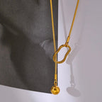 Collana acciaio placcato oro PVD 18k "TEMWOO" Necklaces km5m85-r3.myshopify.com