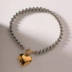 Collana acciaio placcato oro PVD "EMMA" Collana Choker Necklaces km5m85-r3.myshopify.com