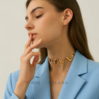 Collana acciaio placcato oro PVD "MILA" Necklaces km5m85-r3.myshopify.com