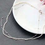 Ewige Eleganz Halskette mit Naturperle, 18K vergoldetes 925er Silber | Perfetti-Juwelen - gioielliperfetti.it