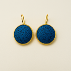 Orecchini a Goccia in Pietra Lavica e Oro - Splendore Naturale | Gioielli Perfetti Earrings km5m85-r3.myshopify.com