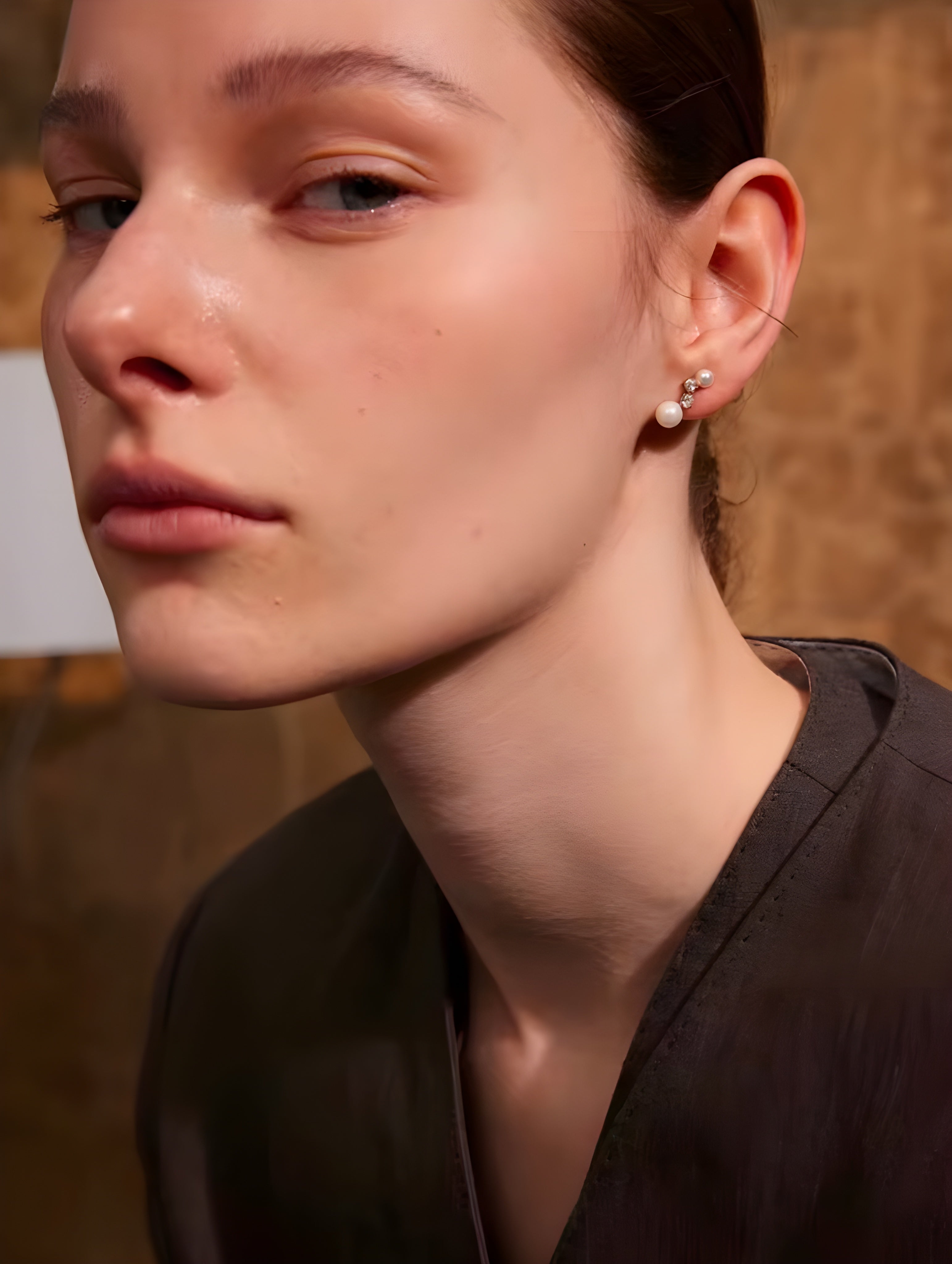 Orecchini acciaio placcato oro PVD 18k "DIANA" Earrings km5m85-r3.myshopify.com