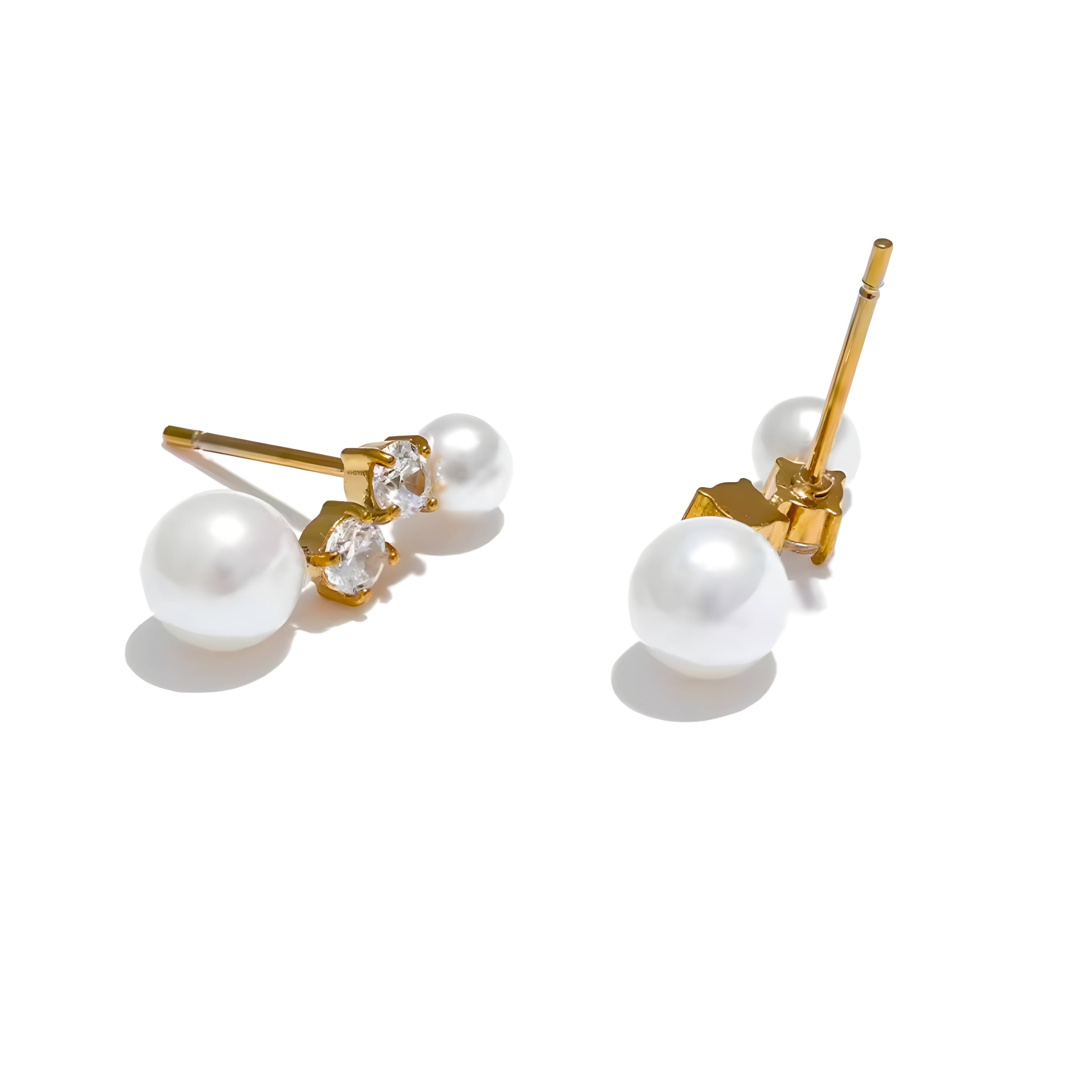 Orecchini acciaio placcato oro PVD 18k "DIANA" Earrings km5m85-r3.myshopify.com