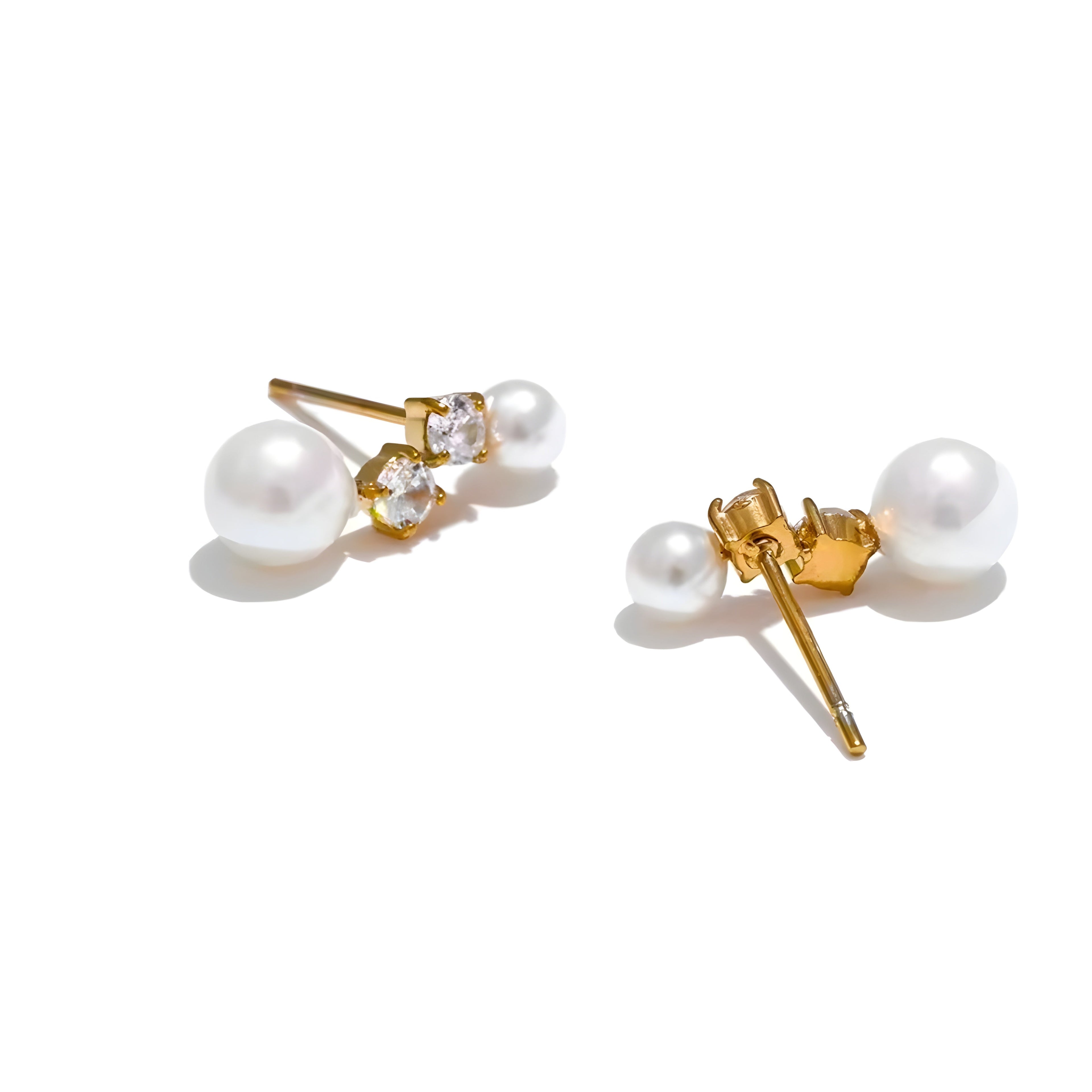 Orecchini acciaio placcato oro PVD 18k "DIANA" Earrings km5m85-r3.myshopify.com