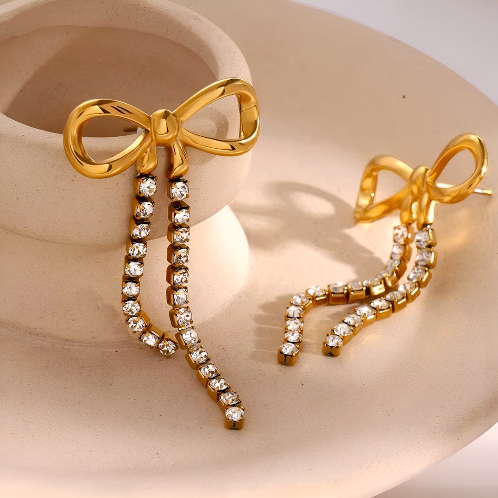 Orecchini acciaio placcato oro PVD 18k "MARISOL" Earrings km5m85-r3.myshopify.com