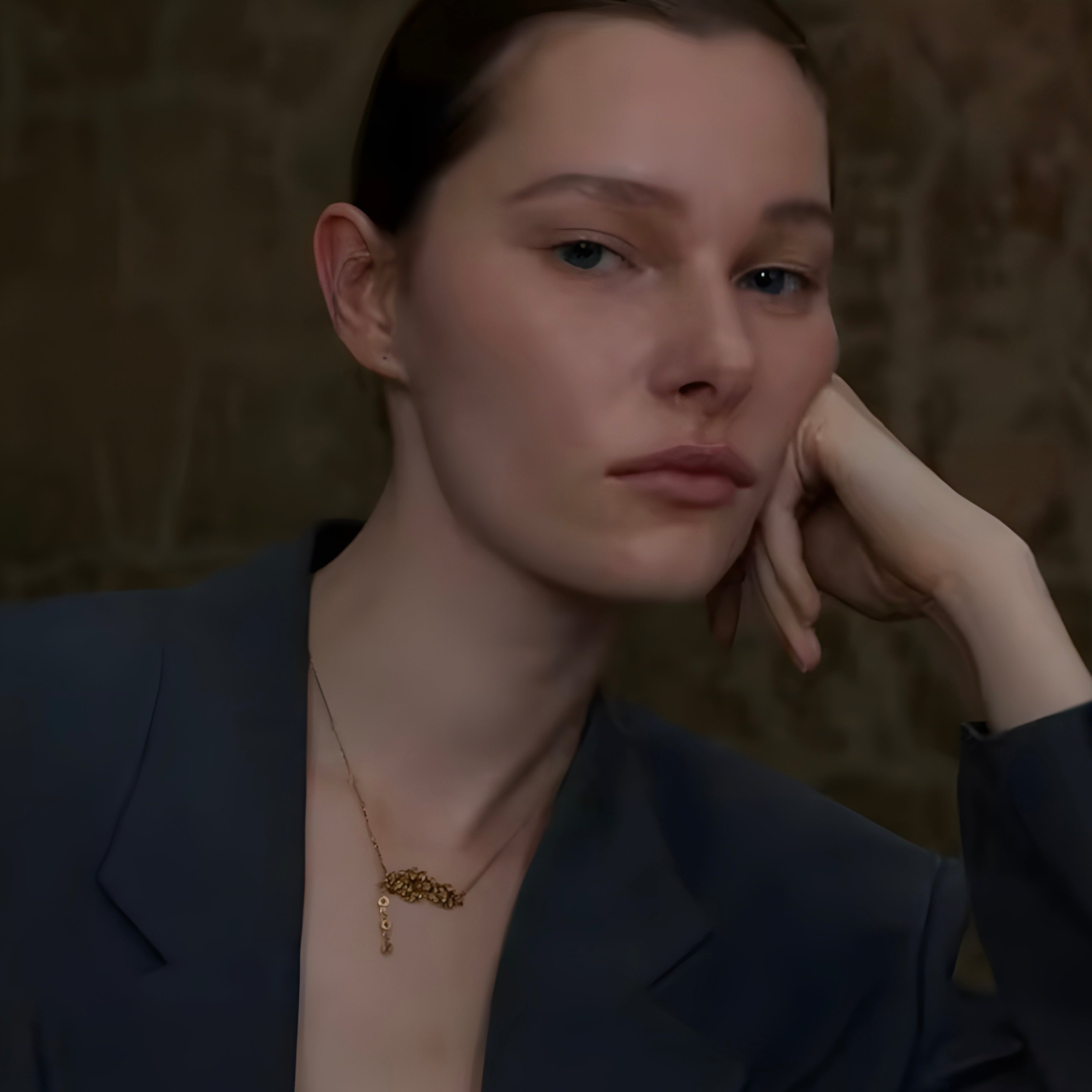 Orecchini acciaio placcato oro PVD "LAURIS" Necklaces km5m85-r3.myshopify.com