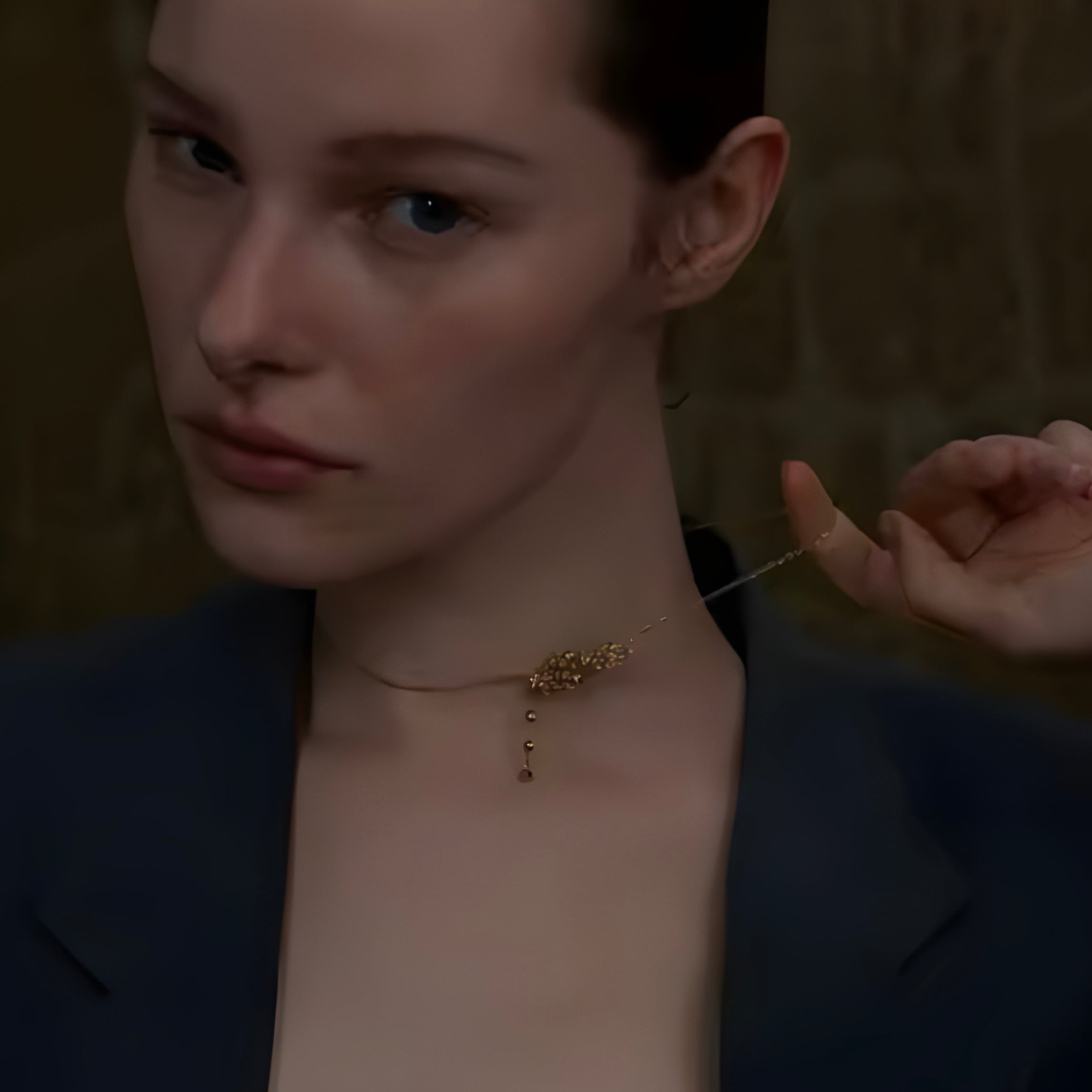 Orecchini acciaio placcato oro PVD "LAURIS" Necklaces km5m85-r3.myshopify.com