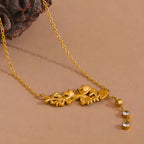 Orecchini acciaio placcato oro PVD "LAURIS" Necklaces km5m85-r3.myshopify.com
