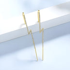 Orecchini acciaio placcato oro PVD "RENATA" | Gioielli Perfetti Earrings km5m85-r3.myshopify.com