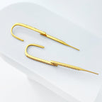 Orecchini acciaio placcato oro PVD "RENATA" | Gioielli Perfetti Earrings km5m85-r3.myshopify.com