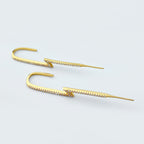 Orecchini acciaio placcato oro PVD "RENATA" | Gioielli Perfetti Earrings km5m85-r3.myshopify.com