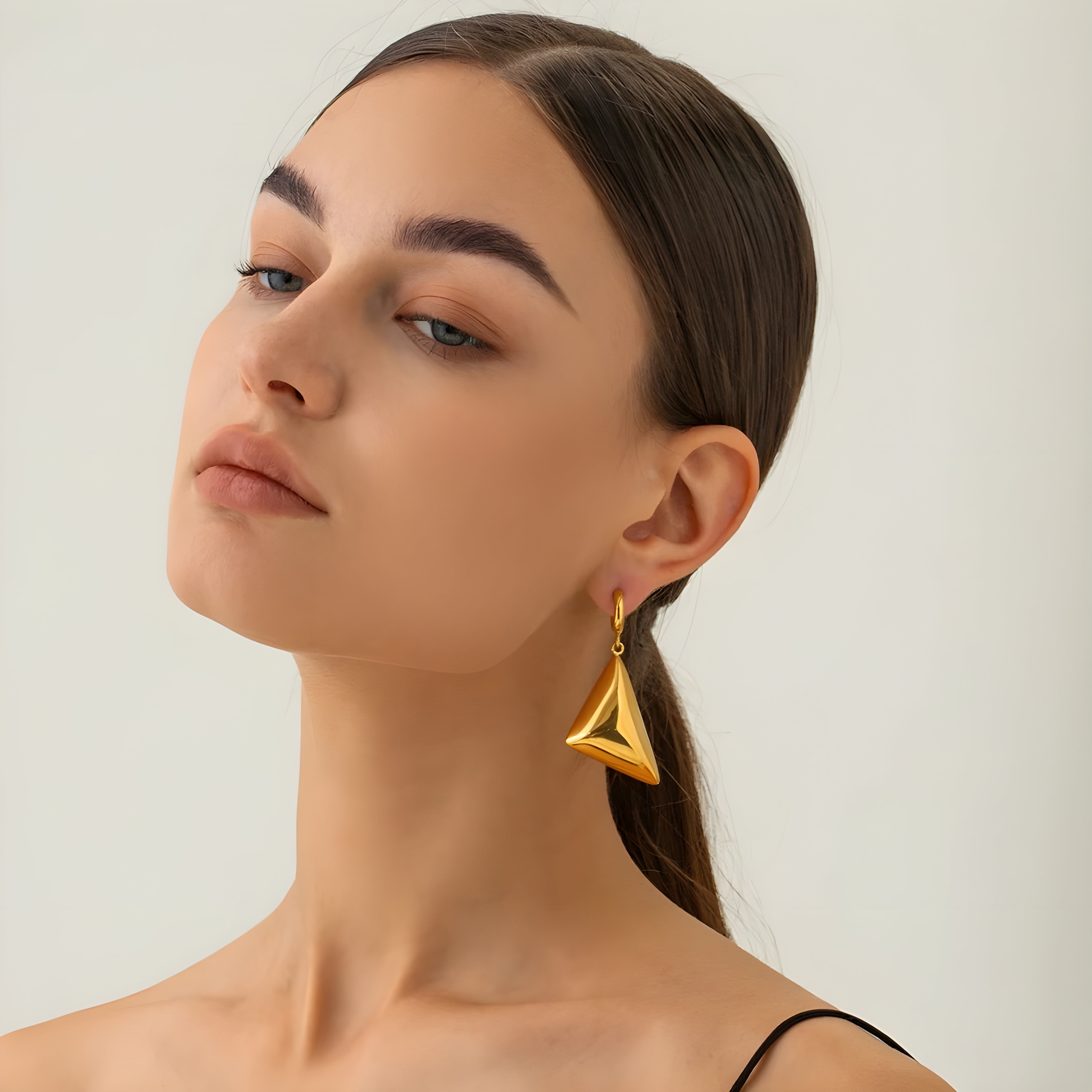 Orecchini acciaio placcato oro PVD "SERENA" Earrings km5m85-r3.myshopify.com