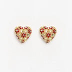 Orecchini argento placcato oro Cuore Mini Drama - Argento 925 Placcato Oro 18k | Artigianato Italiano Orecchini km5m85-r3.myshopify.com