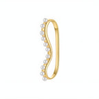 Orecchino Acciaio Placcato Oro PVD "SANFORA" Earrings km5m85-r3.myshopify.com