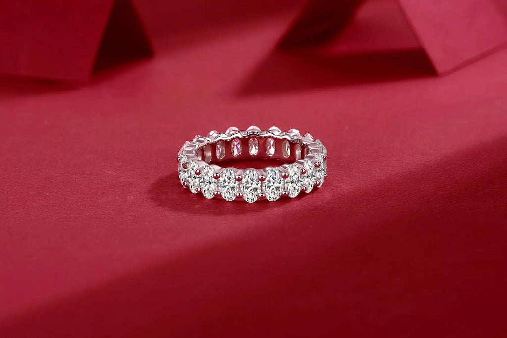 Set Anelli Nuziali Luo Shen - Splendore in Moissanite e Platino | Gioielli Perfetti Anello km5m85-r3.myshopify.com