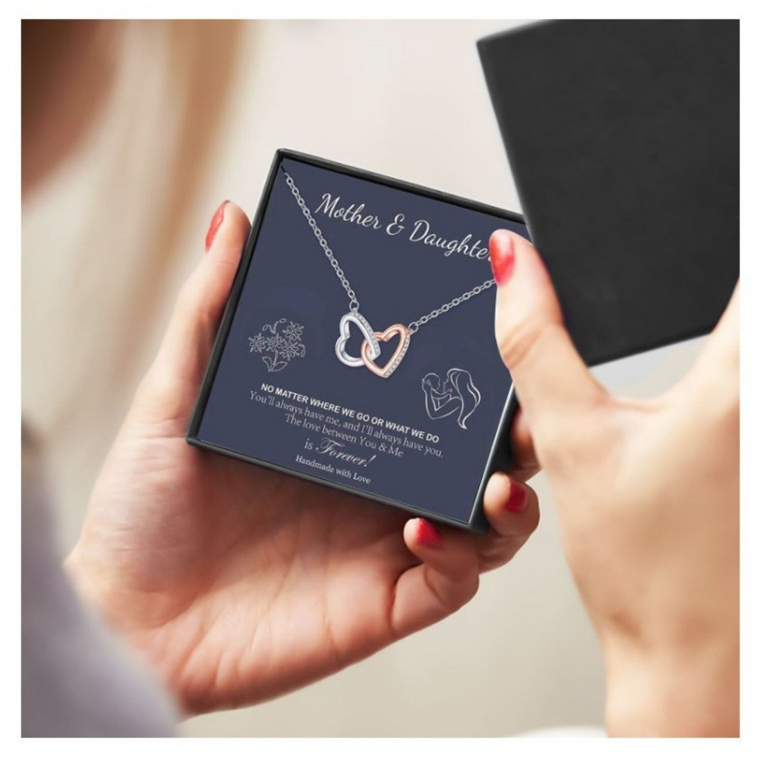 Collana Minimalista ed Elegante con Doppio Anello Separato – Colore Oro Rosa