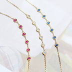 Bracciale Regolabile in Argento Sterling S925 con Opale Luminoso