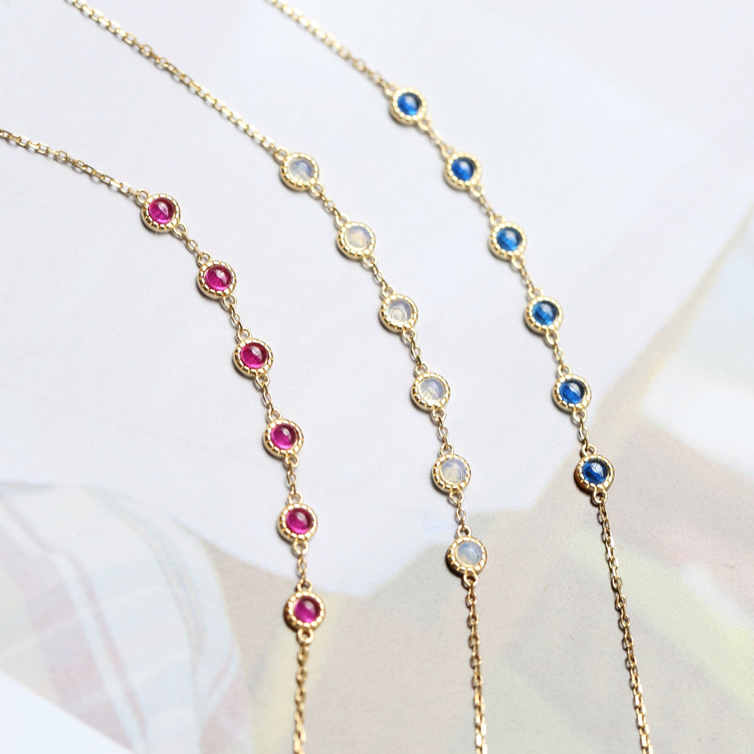 Bracciale Regolabile in Argento Sterling S925 con Opale Luminoso