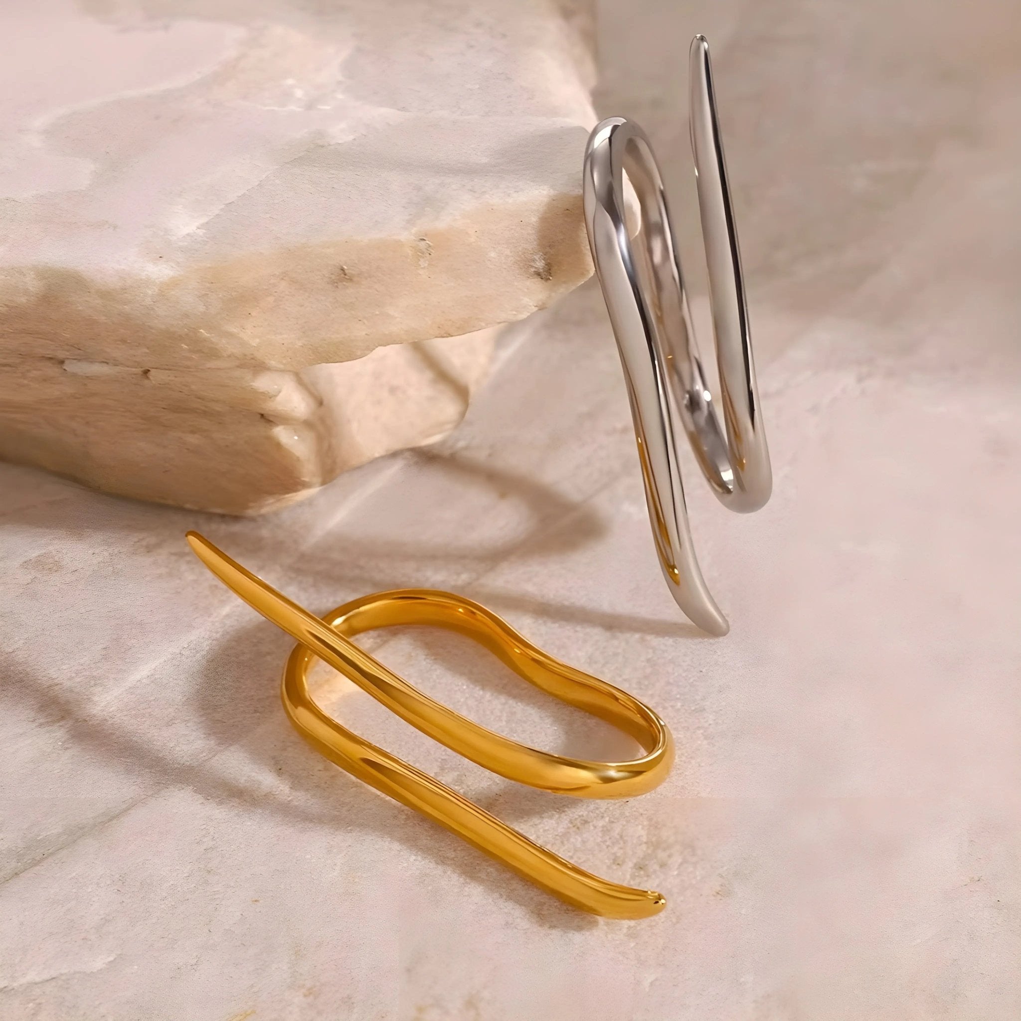 Anello Daisy BEHI - Design Organico Placcato Oro 18k | BEHI MILANO - gioielliperfetti.it