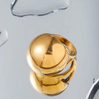 Erika BEHI MILANO Ring – 18 Karat Gold PVD, hypoallergener Edelstahl | Perfetti-Juwelen - gioielliperfetti.it