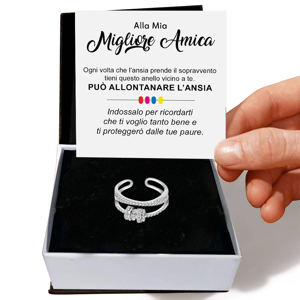 anello regalo migliore amica argento 925✨ Regalo Supporto Donna Anello km5m85-r3.myshopify.com
