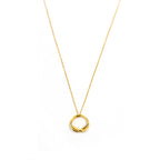Collana dorata da donna, design esclusivo e di alta qualità