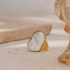 Anello Marlen BEHI MILANO - Acciaio Inossidabile Placcato Oro 18k | Raffinatezza e Stile - gioielliperfetti.it