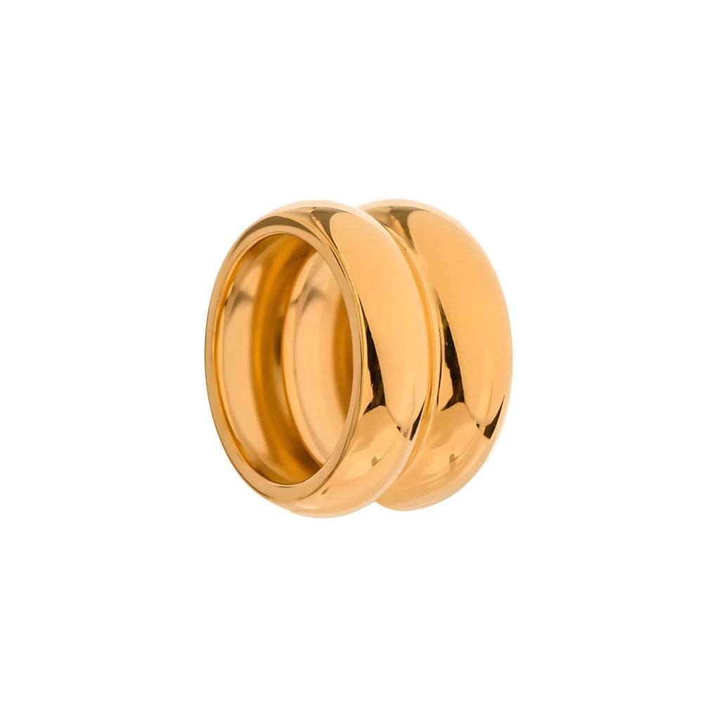 Anello BEHI KATRINA - Acciaio Inossidabile Placcato Oro PVD | BEHI MILANO - gioielliperfetti.it