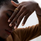 Anello BEHI REINE - Acciaio Inossidabile Placcato Oro 18k | BEHI MILANO - gioielliperfetti.it