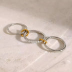 Anello BEHI CARLITA - Oro 18k, Acciaio Ipoallergenico & Zirconi | BEHI MILANO - gioielliperfetti.it