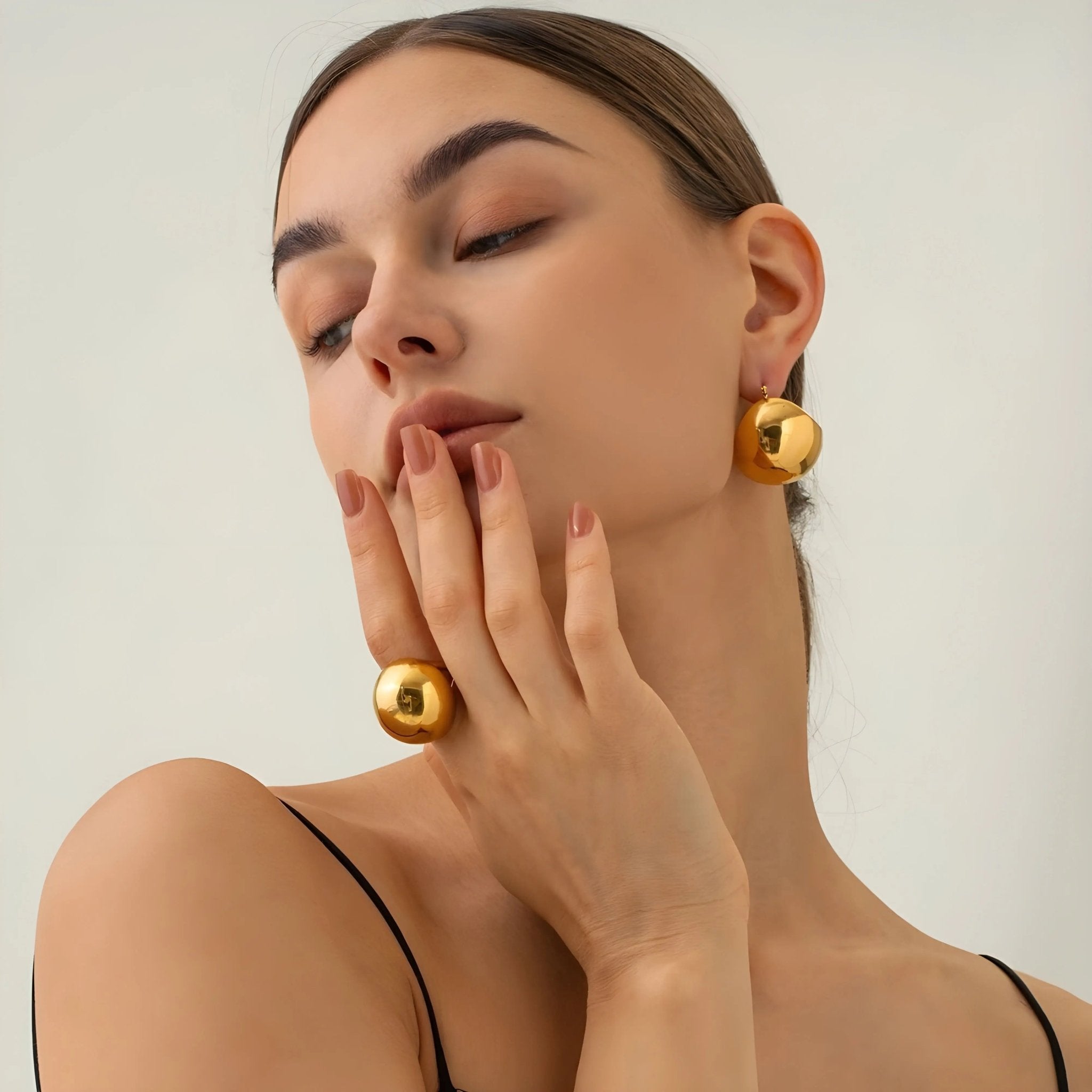 Anello Erika BEHI MILANO - Oro 18K PVD, Acciaio Inossidabile Ipoallergenico | Gioielli Perfetti - gioielliperfetti.it