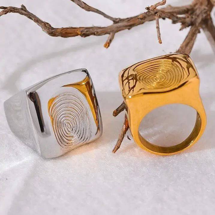 Anello BEHI Fingerprint Oro 18k - Simbolo di Unicità e Raffinatezza | Gioielli Perfetti - gioielliperfetti.it