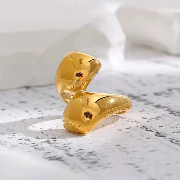 Anello BEHI GARLITA - Oro 18k, Acciaio Inossidabile | Eleganza Raffinata BEHI MILANO - gioielliperfetti.it